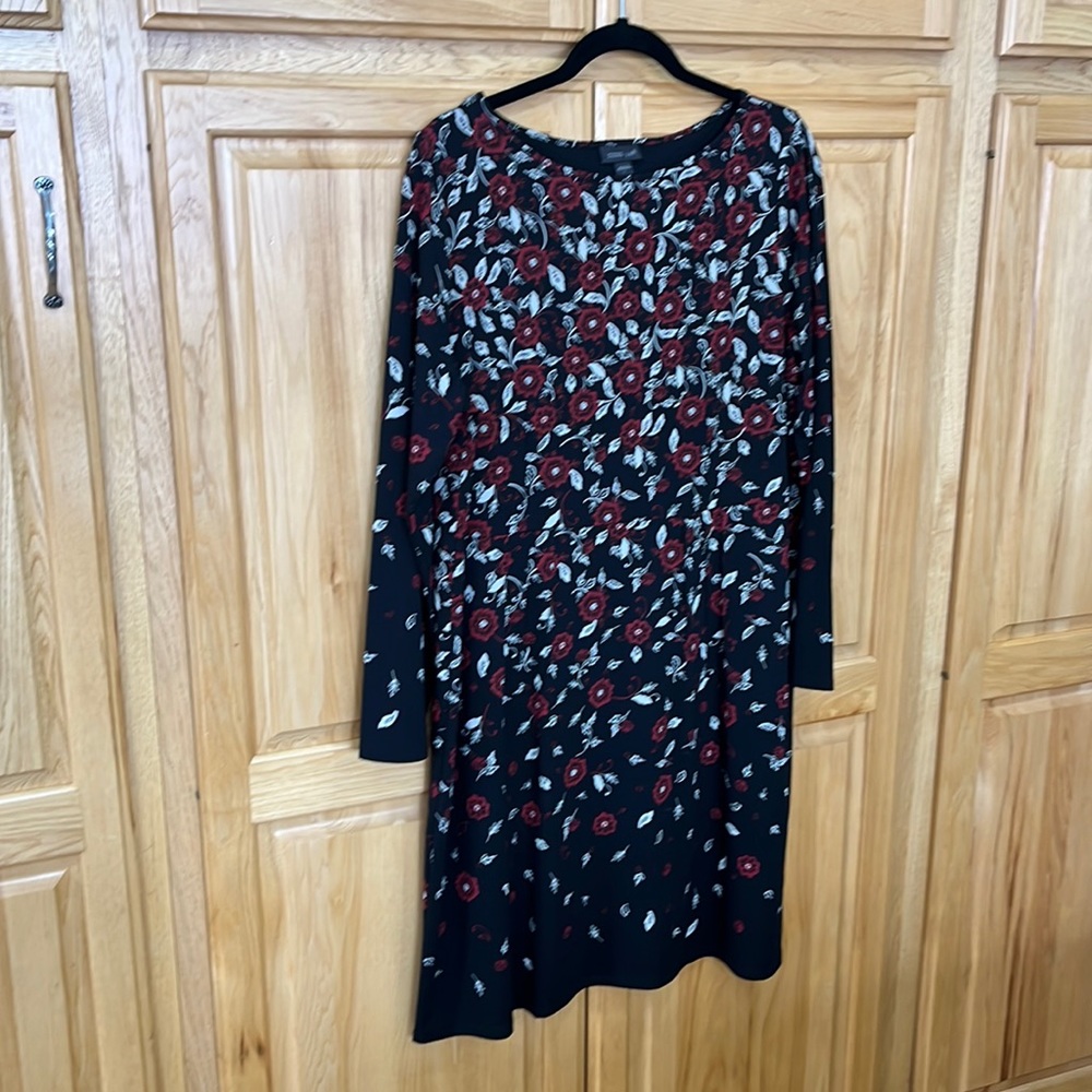 J.Jill Wearever Collection long sleeve dress L